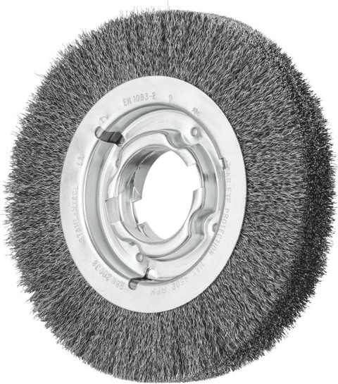 PFERD WHEEL BRUSH W/ARBOR HOLE CRIMPED STEEL RBU 20038/AK 32-2 0.30 SG